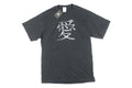 LA POP ART PORT & COMPANY BLACK MEDIUM JAPANESE LETTER TEE TSHIRT MENS NWT NEW