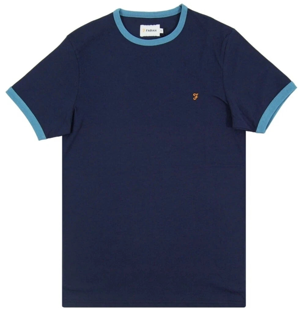 BNWT Farah Groves Ringer Short Sleeve T-Shirt RRP £35 *DIFF COLOURS & SIZES*