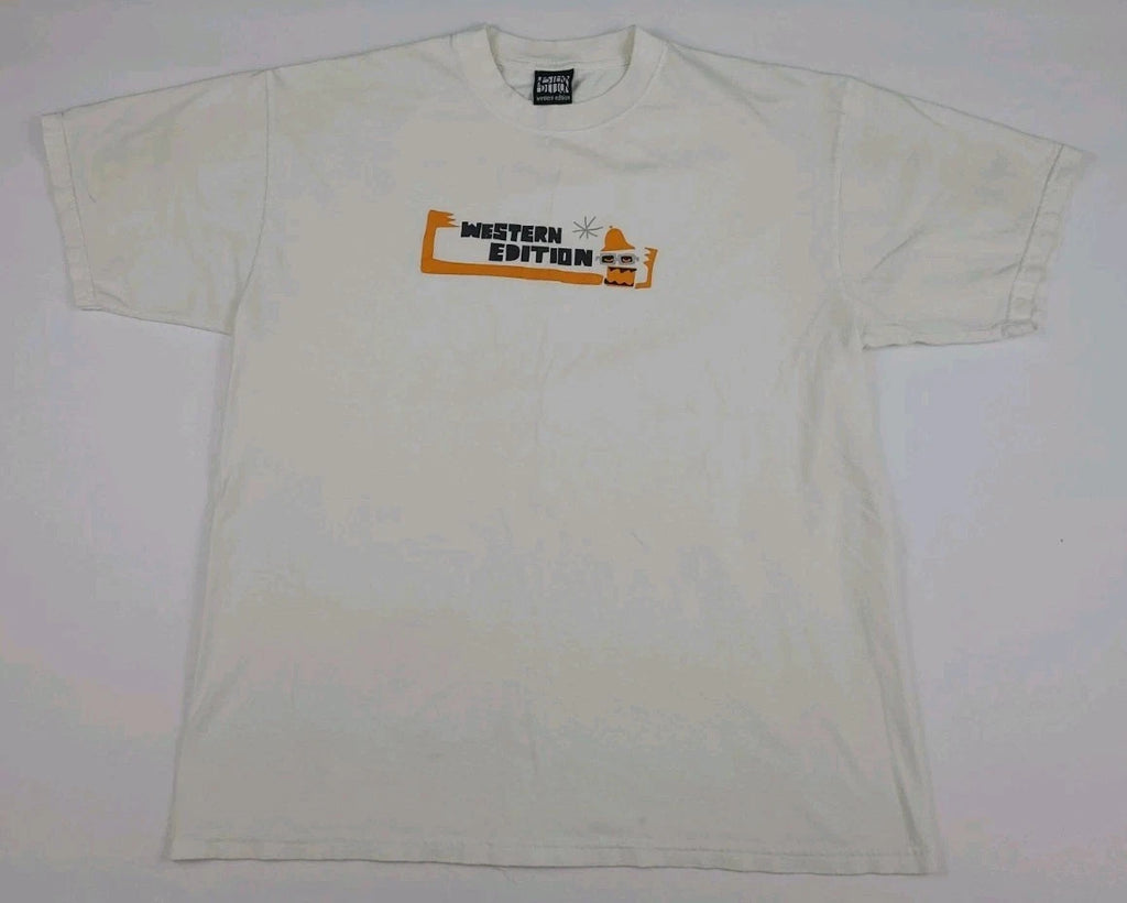 Vintage Y2k Western Edition San Francisco Skateboarding Print T Shirt 2003 Worn
