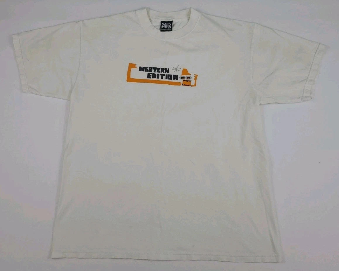 Vintage Y2k Western Edition San Francisco Skateboarding Print T Shirt 2003 Worn
