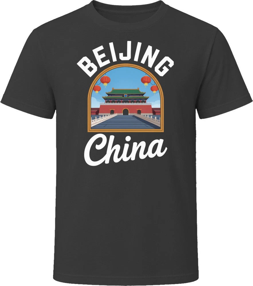 Beijing China Tourist Vacation Gift Tee T Shirt