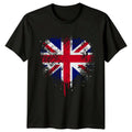 Union Jack UK Flag British Pride Mens T-Shirt Grunge Style