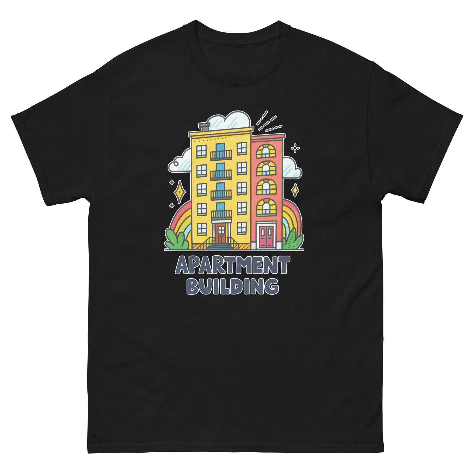 Apartment Building Object Place Item Urban T-Shirt