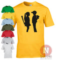 Banksy boy meets girl t-shirt urban art graffiti brand new