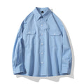 Men's Button Down Shirts Casual Long Sleeve Shirts Cargo Shirts