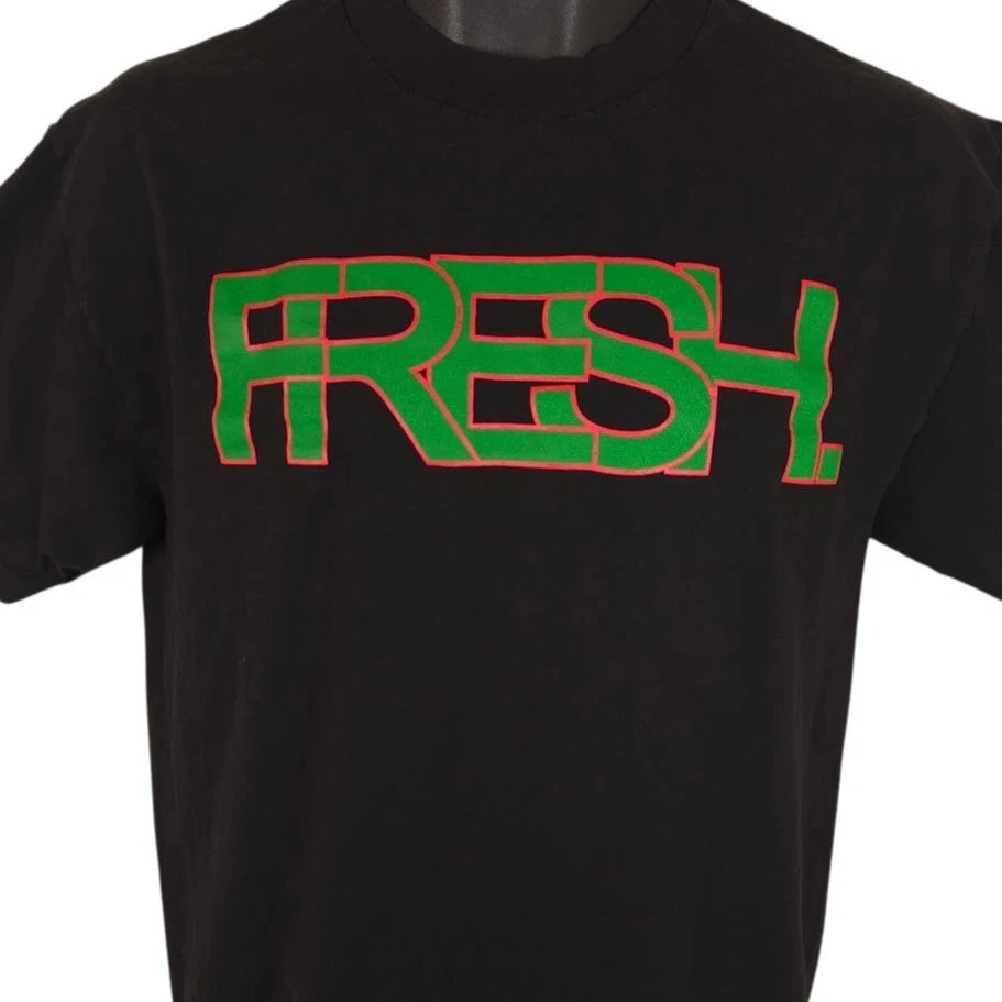 Fresh T Shirt Mens Size Medium Black Streetwear Made In USA