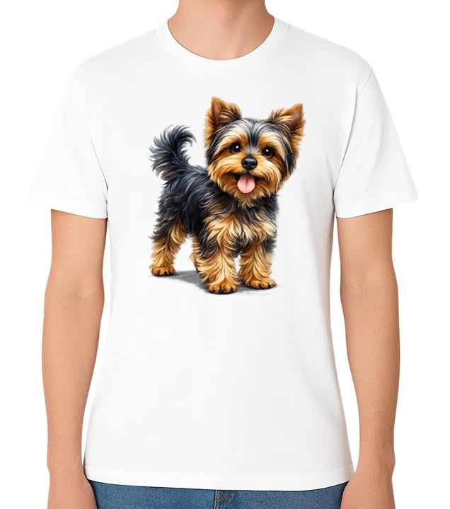 Yorkshire Terrier T-Shirt Cute Yorkie Dog Lover Graphic Gift Unisex Tee