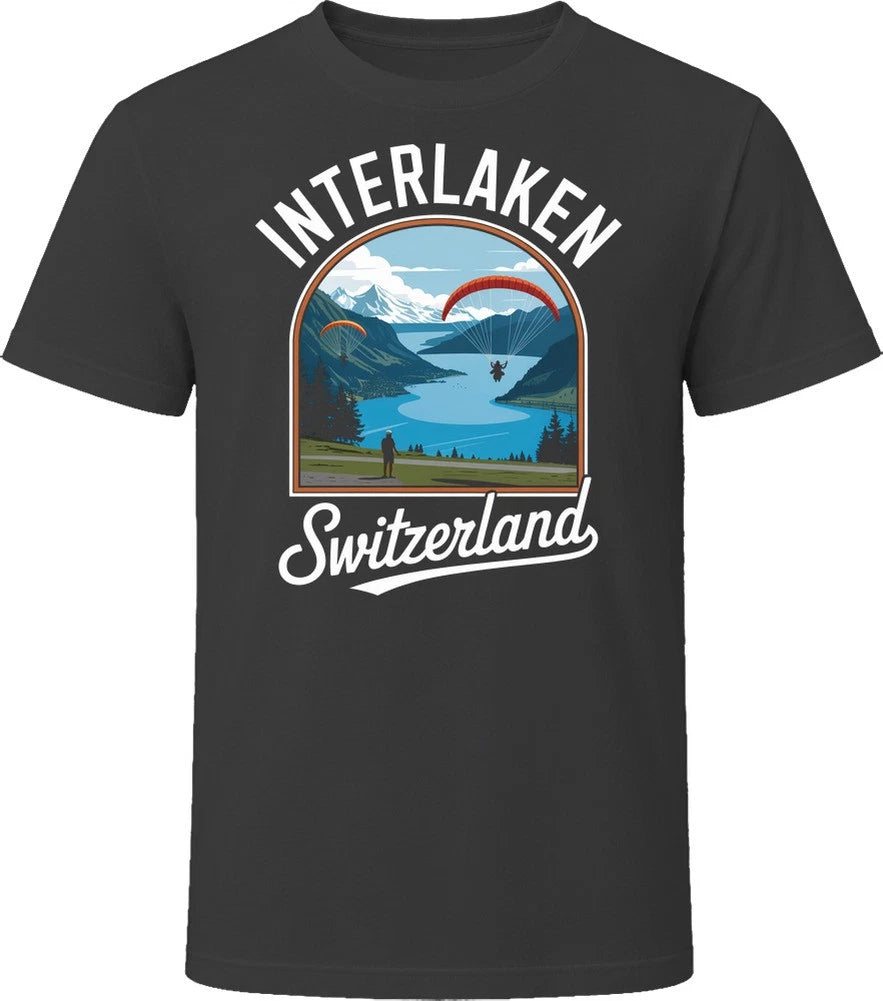 Interlaken Switzerland Tourist Vacation T Shirt
