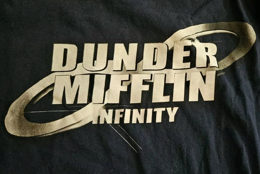 The Office Dunder Mifflin Infinity Long Sleeve Tee Shirt Size Medium