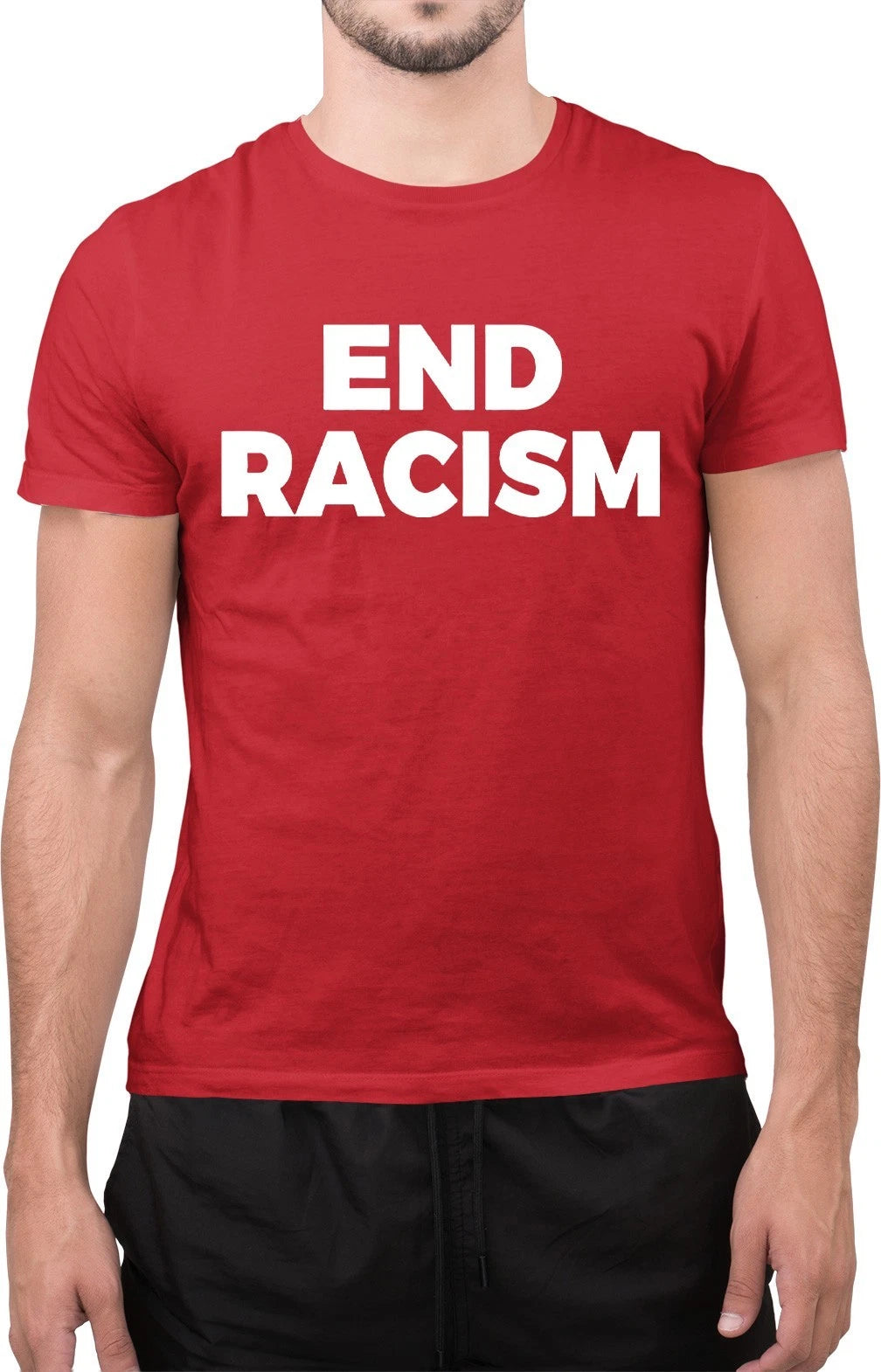 Funny End Racism Amazing Novelty Savage Stag Tumblt Cool T Shirt