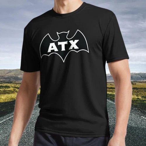 New Urban Bat Signal ATX Edition Active T-Shirt Funny Size S - 5XL