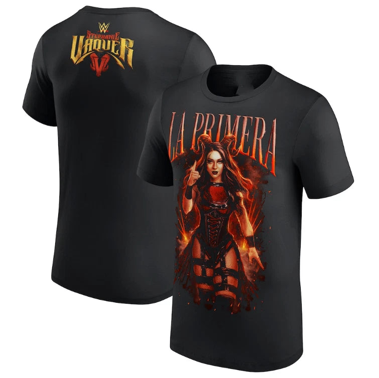 Black Stephanie Vaquer La Primera T-Shirt