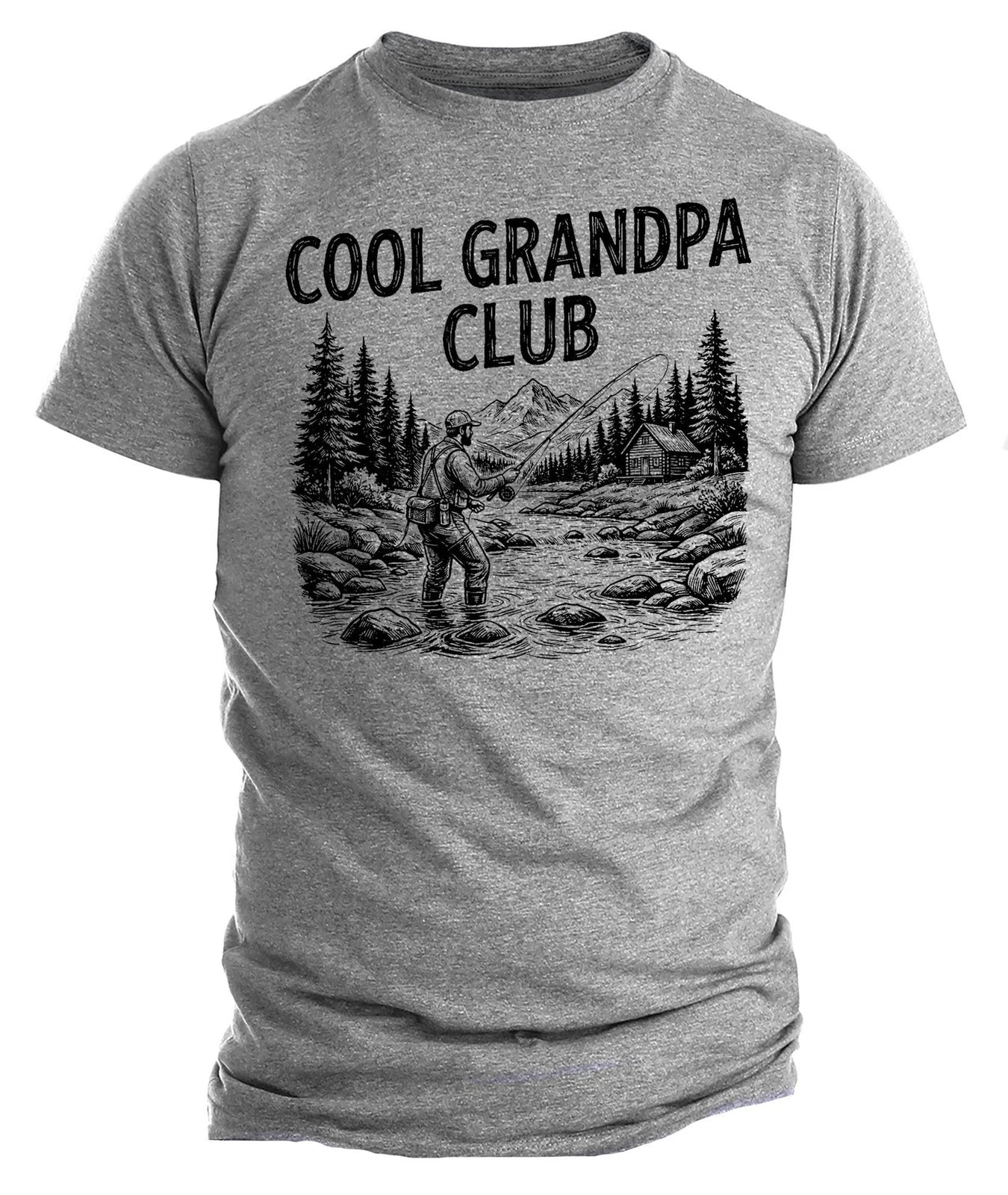 Cool Grandpa Club Shirt • Grandpa Fishing T-Shirt • Gifts for Grandpa • Papa