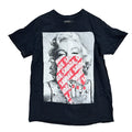 Proper Tees Unisex Black White Red Marilyn Monroe Graphic Short Sleeve Crew L