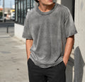 Urban Outfitters UO Solid Short Silver Men's T-Shirt Shimmering Cotton M 260120