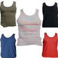 MENS VEST 100% Cotton Summer Tank Top Gym Training Plain & Fish net lot sizes