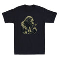 Blowing Wishes Funny Bigfoot Blowing Dandelion Graphic Vintage Men's T-Shirt Tee