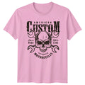 American Custom Motorcycles Skull Mens T-Shirt Womens Tee Graphic Unisex Top