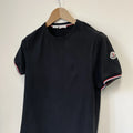 Moncler T Shirt Size Medium Slim Fit In Black