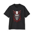 Demon Skull Evil :: High quality Men's Heavy Oversized Tee