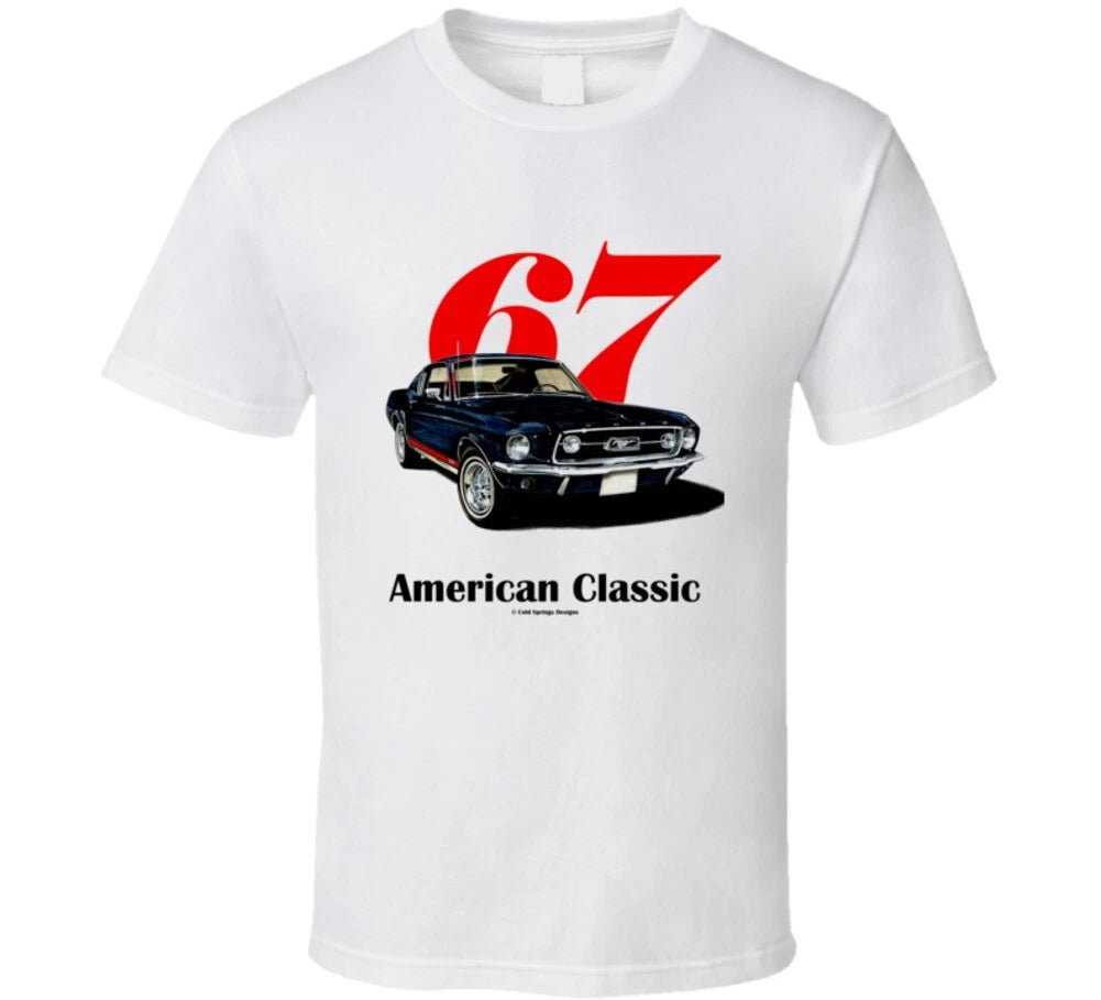 67 Mustang Fastback American Classic Ponycar Muscle Gift T Shirt
