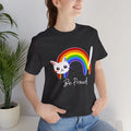 Cat lgbt shirt, Rainbow Pride Cat shirt, funny Cat LGBTQ shirt, cat lover gift