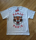KENZO Lucky Tiger Oversize T-Shirt White - Size L - NWT