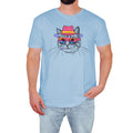 Stylish Cat Mens T-Shirt Retro Sunglasses Funny Cat Cute Cartoon Lover Gift