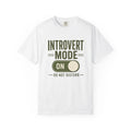 Introvert Mode On Shirt, Funny Do Not Disturb Graphic Tee, Introvert Gift