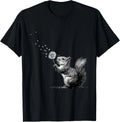Squirrel Animal Art Portrait Wildlife Forest Squirrel Lover unisex T-Shirt