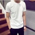 Breezy Men's Casual Oversized Tee Shirt Short Sleeves Ideal for Outings