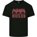 Stranger Builds Motorcycle Biker Custom Chopper Mens Cotton T-Shirt Tee Top