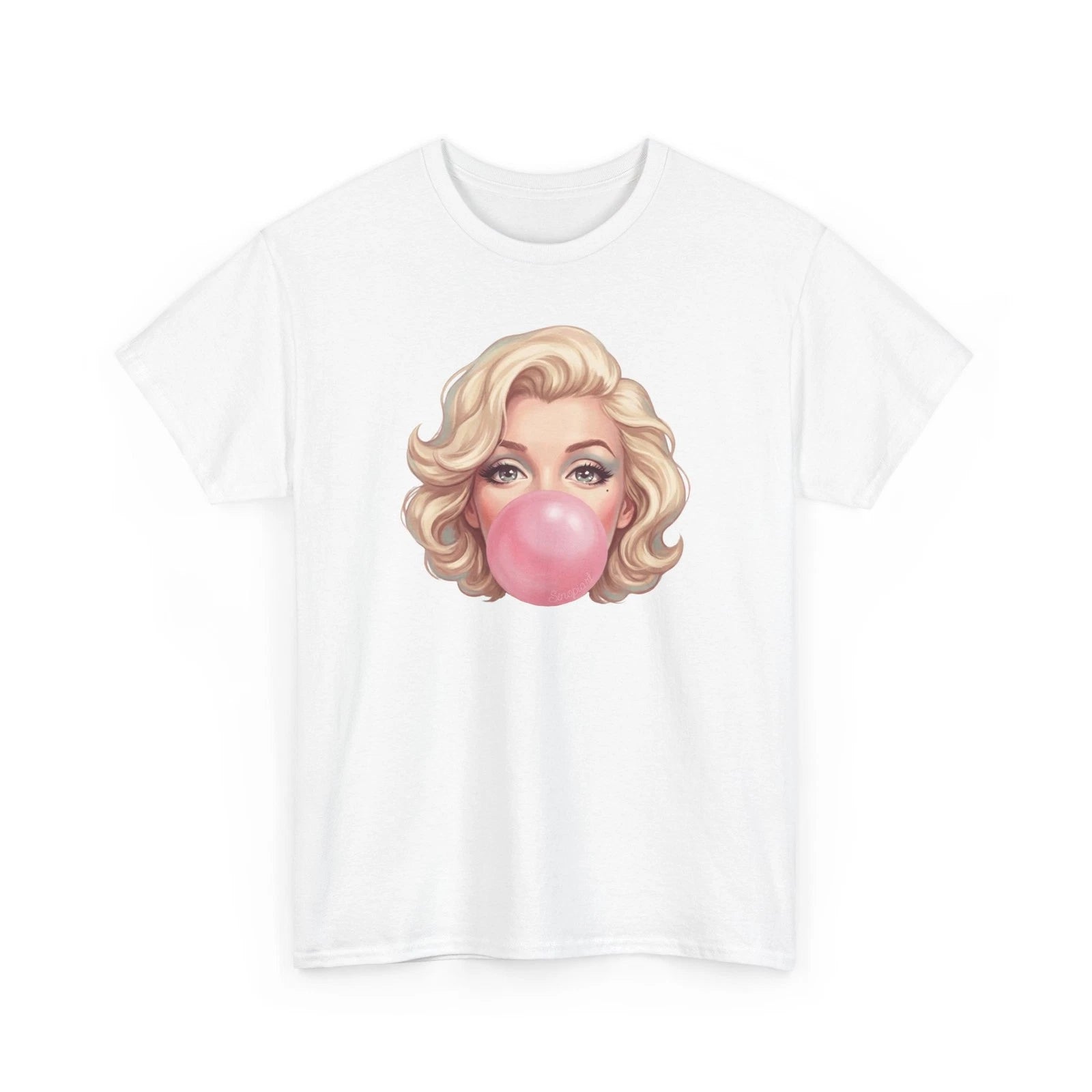 Marilyn Monroe Bubble Tee | Diva Retro Pop Art Face T Shirt  4 colors