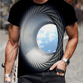 SKY Optical Illusion 3D shirt unisex T-shirt short sleeve S to 6Xl