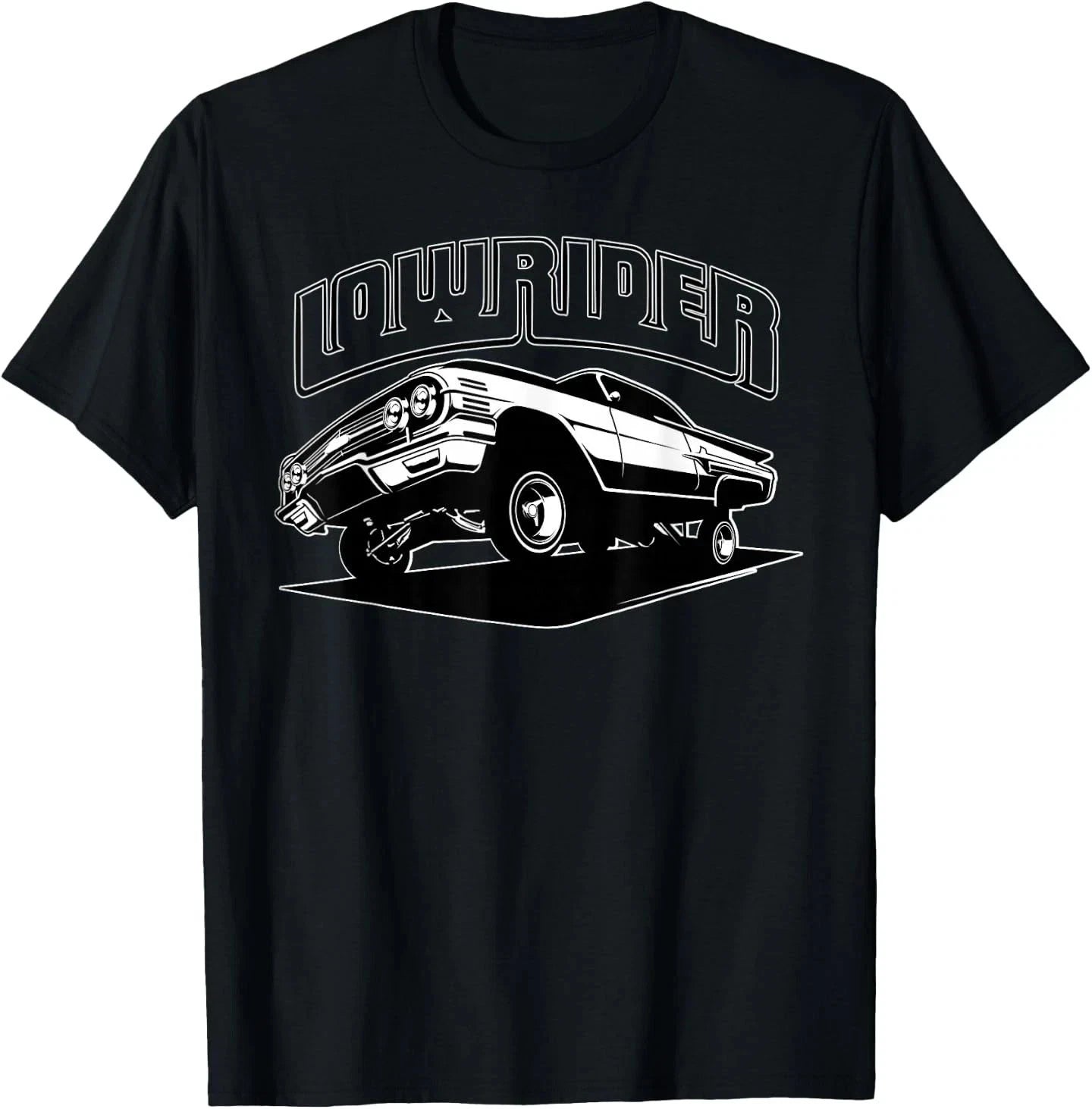 SALE Classic Lowrider Car Graphic T-Shirt Vintage Street Style Unisex Cotton Tee