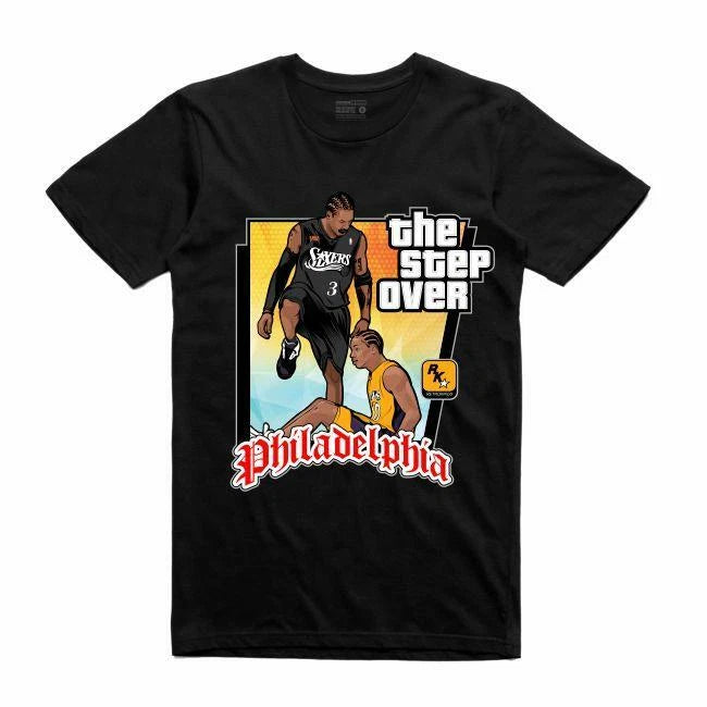 BRAND NEW Streetwear on Demand THE STEP OVER BLACK Tee Shirt SMALL-3XLARGE
