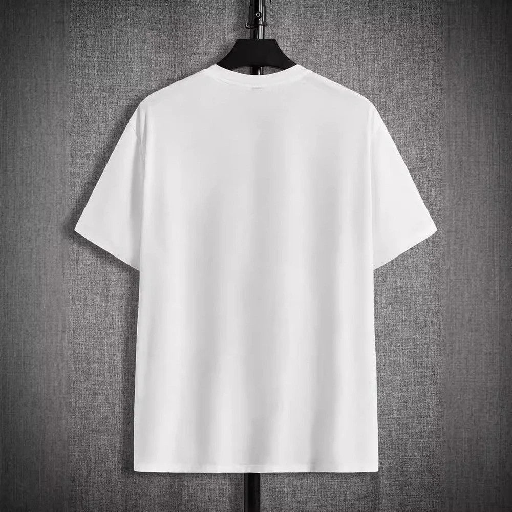 Mens street style short sleeve tshirt with For graffiti print for daily use