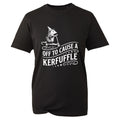 Funny Possum Wizard T Shirt Off To Cause A Kerfuffle Meme Graphic Scooter Top