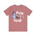Bluey Bingo Nana Muffin Granny Squad Jersey Short Sleeve Tshirt