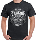 43rd Birthday T-Shirt 1983 Mens Funny 43 Year old Top Premium Legend Since
