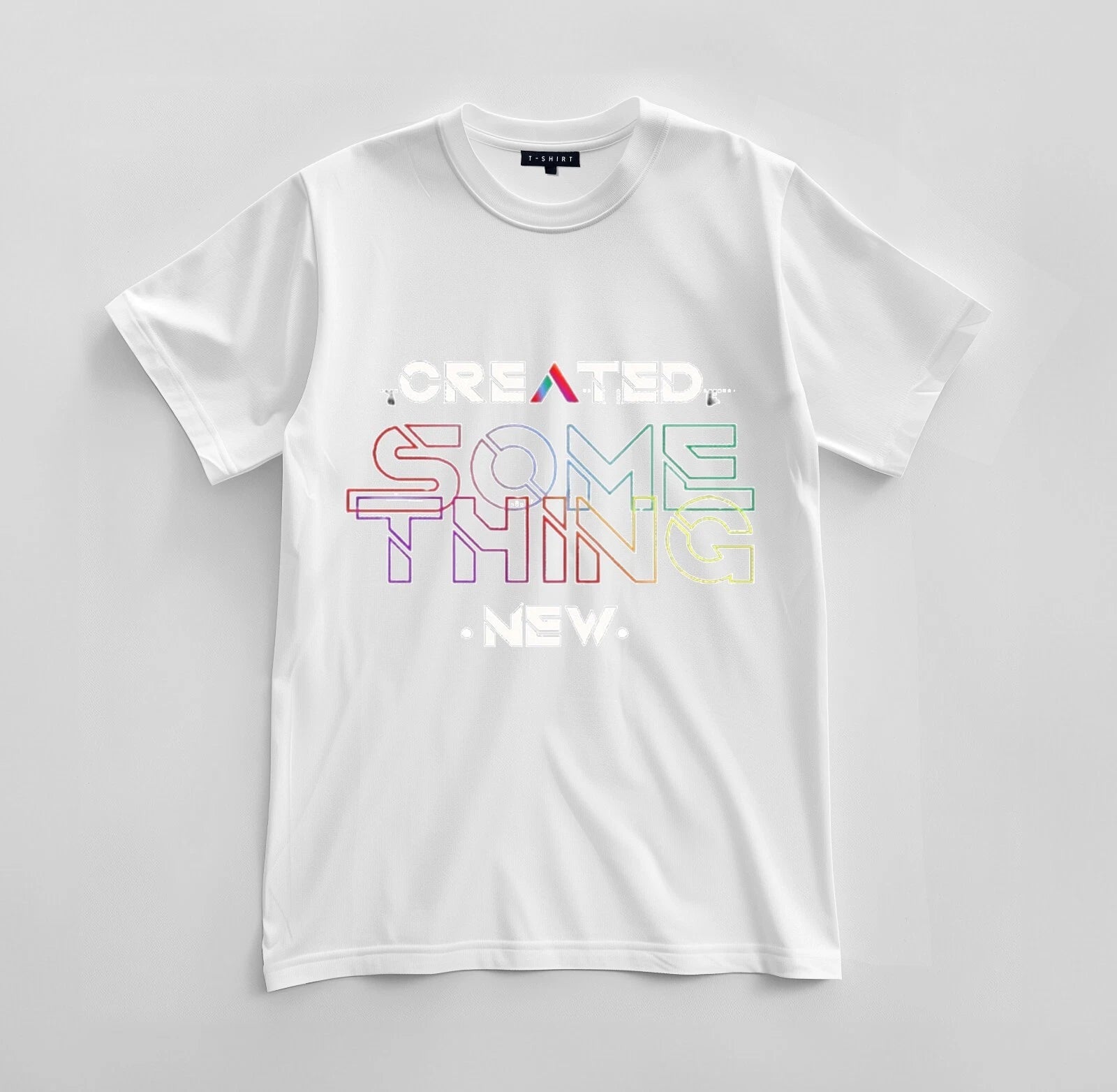 Custom Created Something Graphic T-shirt Design Unisex Jersey Short Sleeve Tee