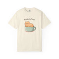 Cat Lover Unisex T-shirt, Cute Purrfectly Tired Tee, Animal Print Graphic Shirt
