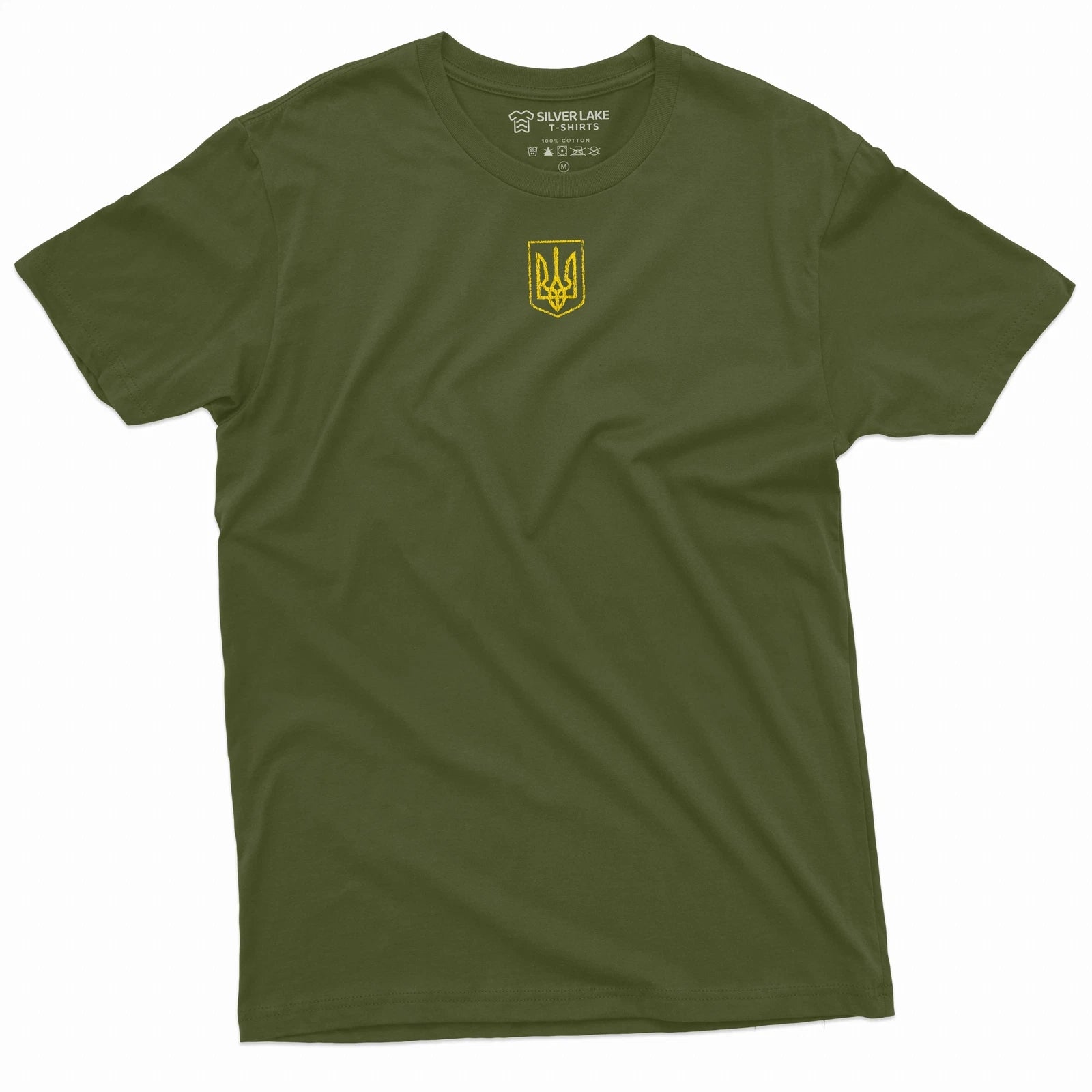 Men's Trident Ukraine shirt Ukraine flag national Trident military tee shirt