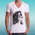 T-Shirt Uomo A V "Woman Skull" Gift Idea Road To Happiness