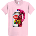 NEW Art Society GRAFFITI MONSTER PINK Tee Shirt SMALL-4XLARGE MADE IN USA