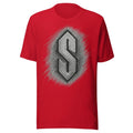 COOL "S" SHIRT  - VINTAGE Y2K  90's - ART GRAFFITTI FUNNY - RED
