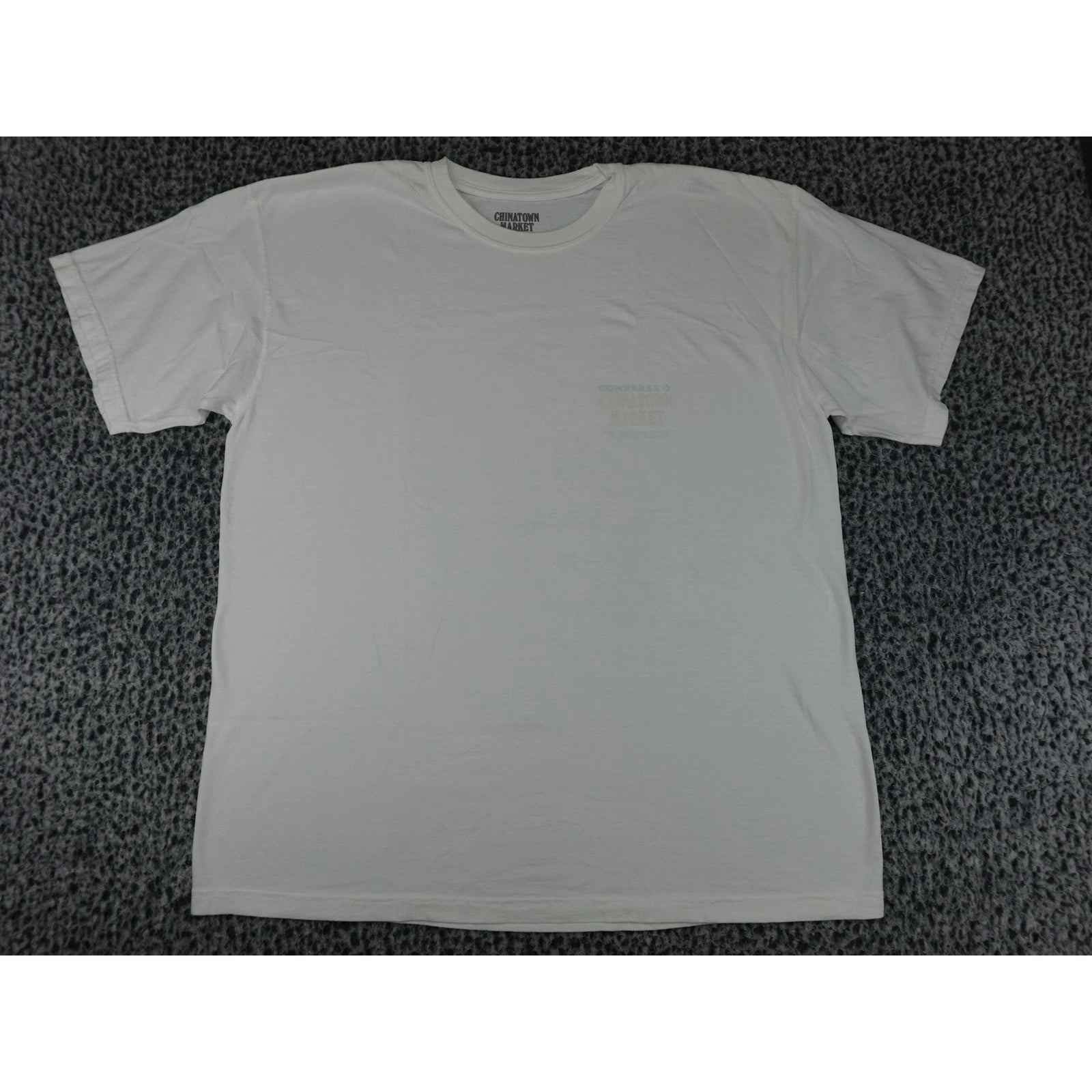 Chinatown Market Converse T-Shirt Mens XL White UV Reactive Graphic Tee
