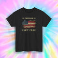 Freedom Isn’t Free Shirt Patriotic USA Flag Veteran Memorial Tee S-5XL