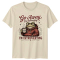 Go Away Im Introverting T-Shirt Introvert Humor Gift For Him And Her
