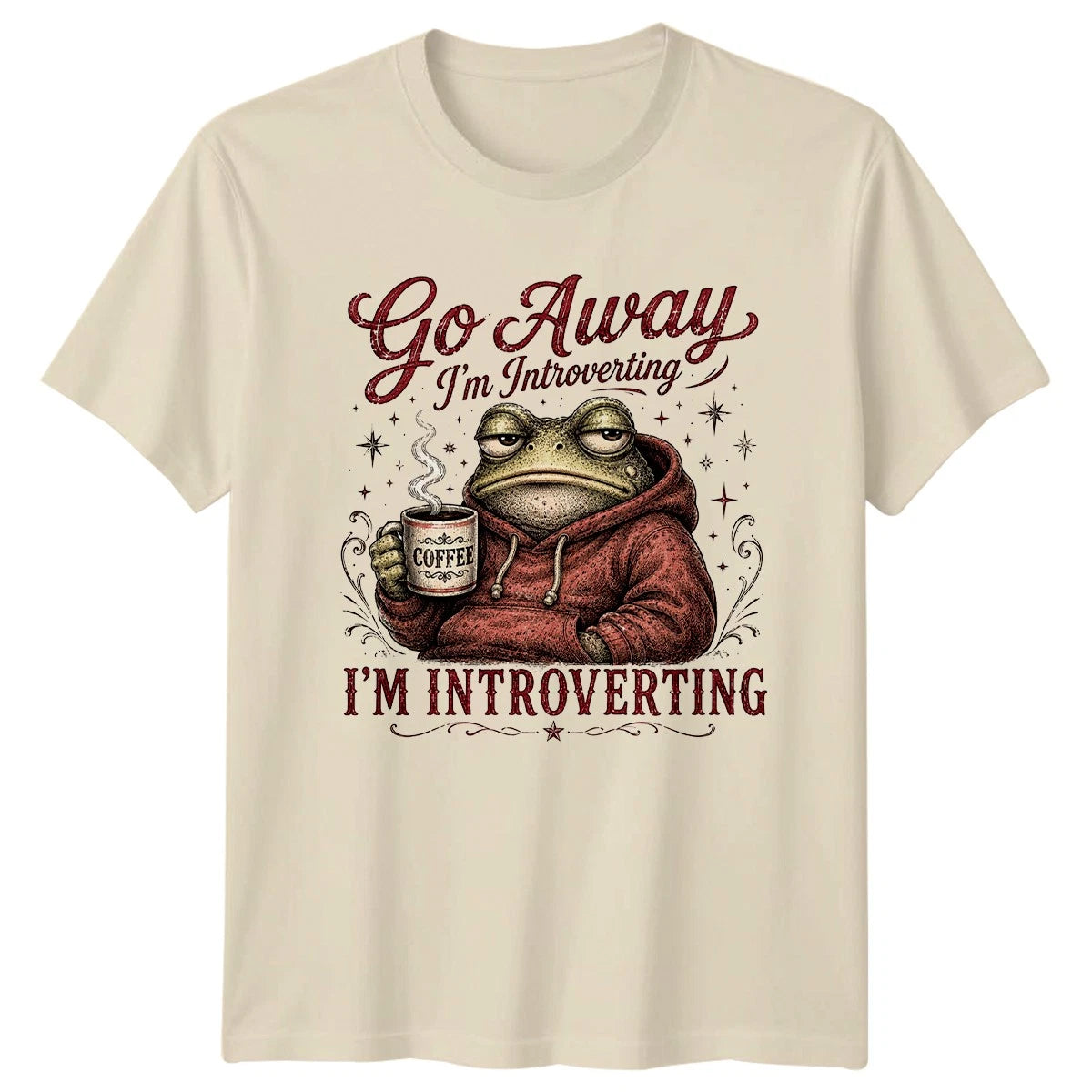 Go Away Im Introverting T-Shirt Introvert Humor Gift For Him And Her